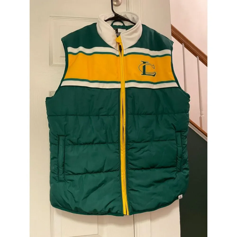 BSN Sports Pride 1 Puffer Vest Men's Small Full Zip Insulated Sleeveless